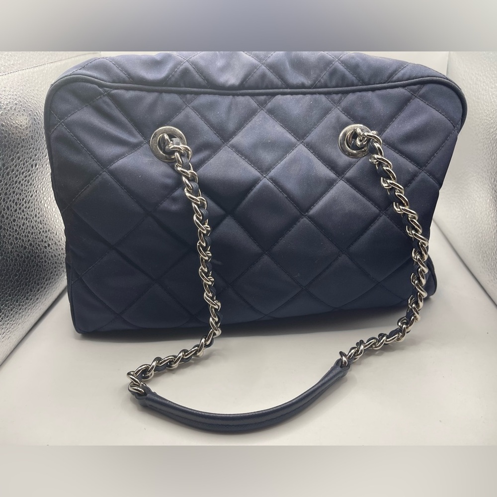 Authentic Prada Tessuto Bag - Navy Blue - Picture 3 of 16
